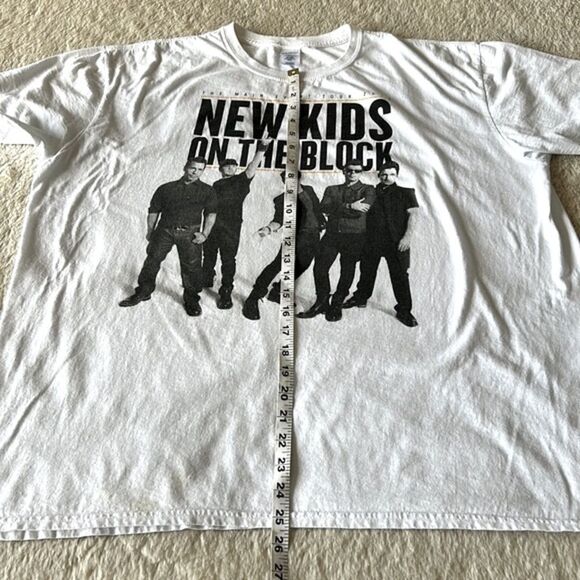 New Kids On The Block tour short sleeve shirt white size 2x - Picture 12 of 16